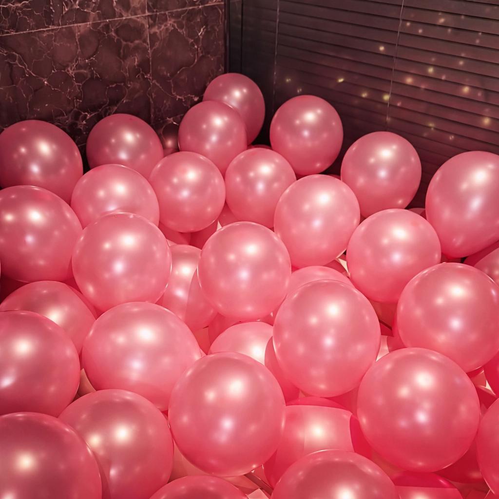 Luftballon Set 100 Stück Party Luftballons Helium geeignet Naturlatex Ballons
