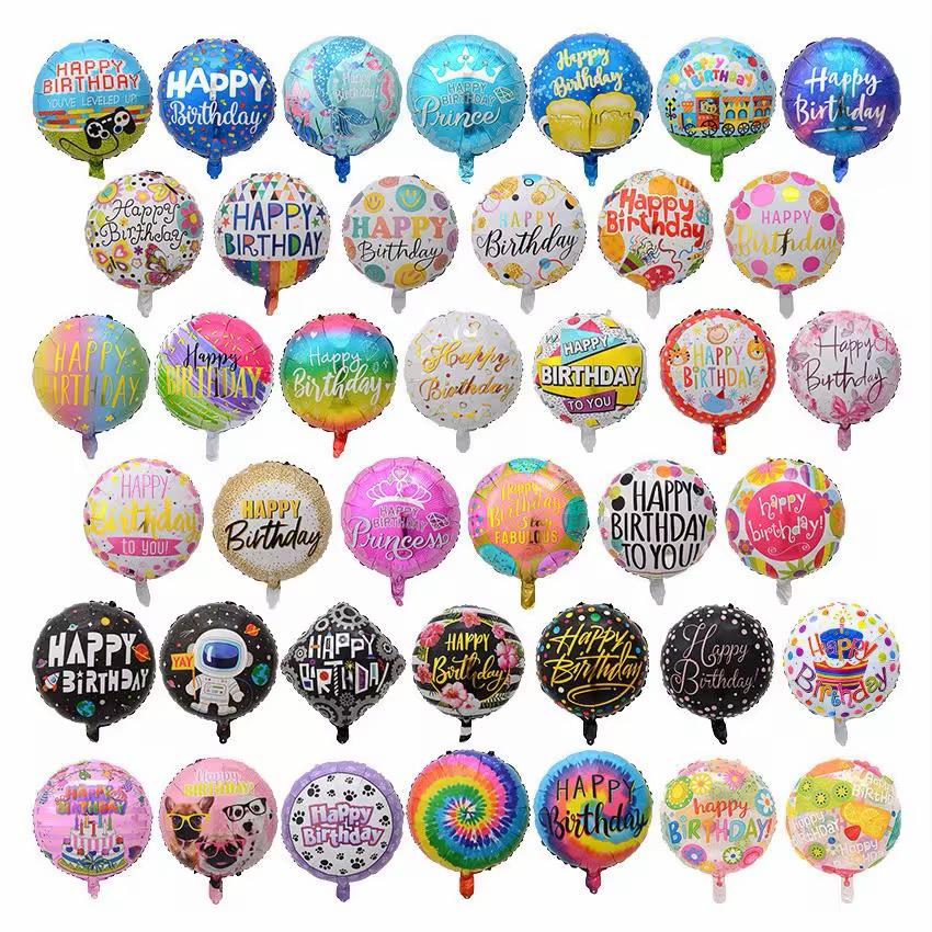 Folienballon 2er Pack Geburtstag Luftballons Happy Birthday Helium Ballon Dekoration