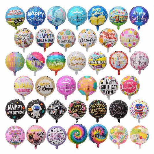 Folienballon 2er Pack Geburtstag Luftballons Happy Birthday Helium Ballon Dekoration