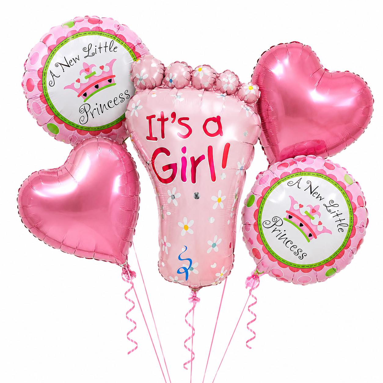 Gender Reveal Party Ballons Junge Mädchen Baby Shower Girl or Boy Folienballons