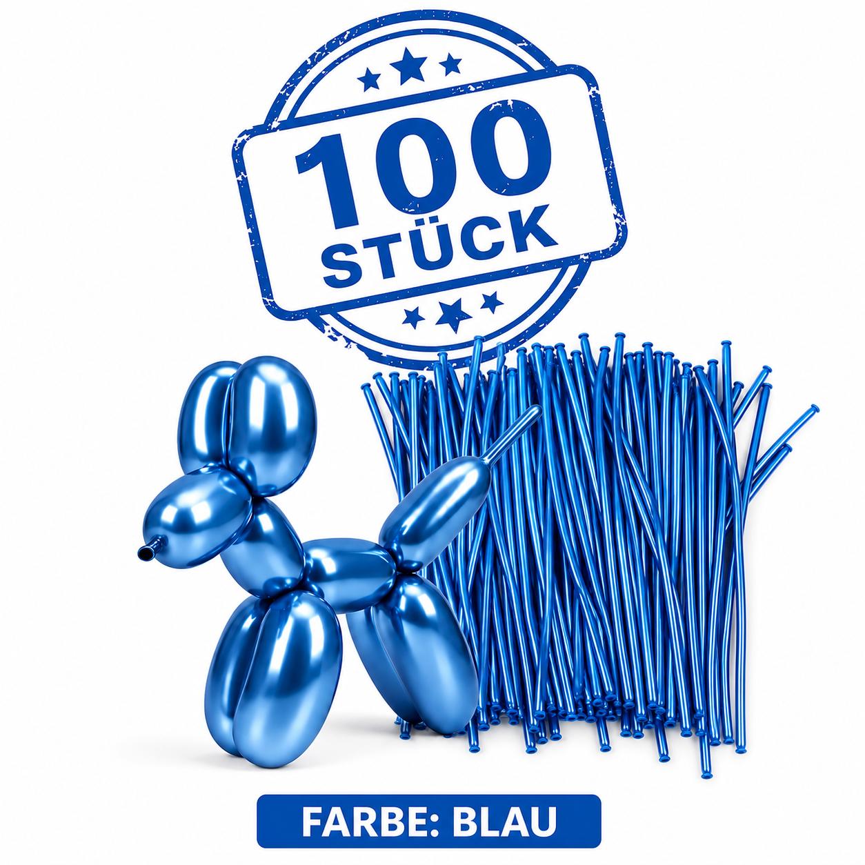 100x Modellierballons Metallic Ballonmodellage XXL Luftballons Ballontiere & co