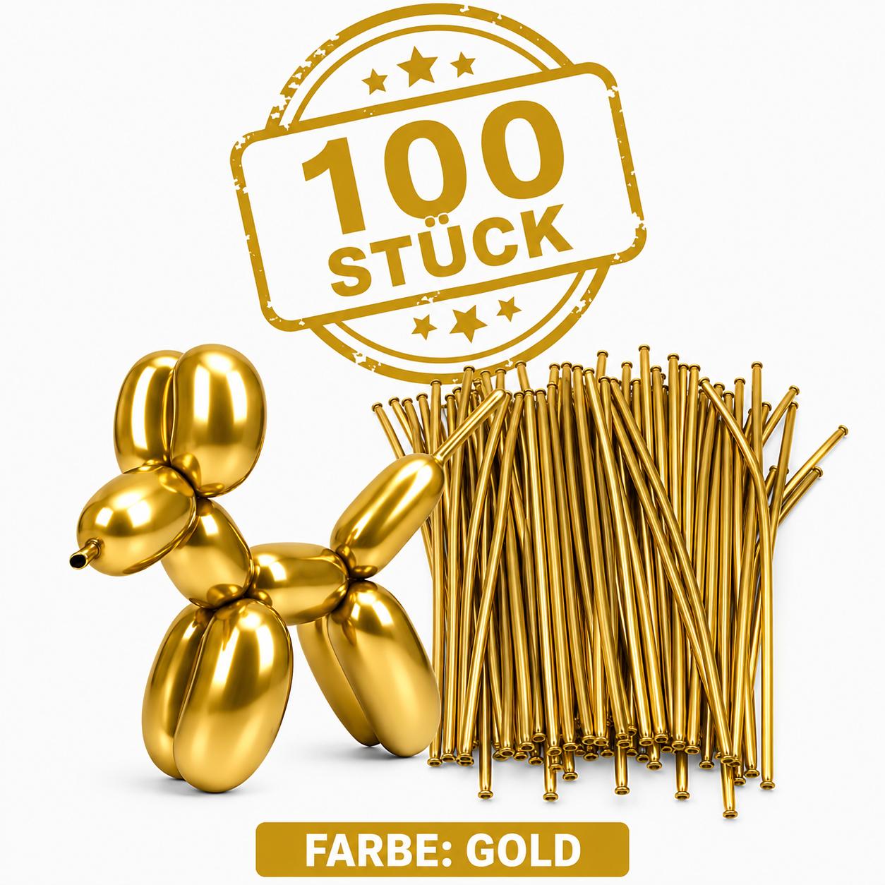 100x Modellierballons Metallic Ballonmodellage XXL Luftballons Ballontiere & co