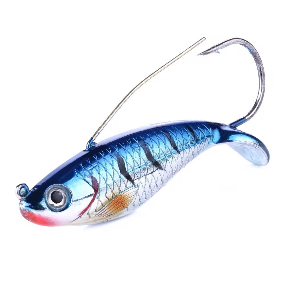 Jig Pilker Wobbler 21g mit Krautschutz – 8,5cm Raubfisch Köder