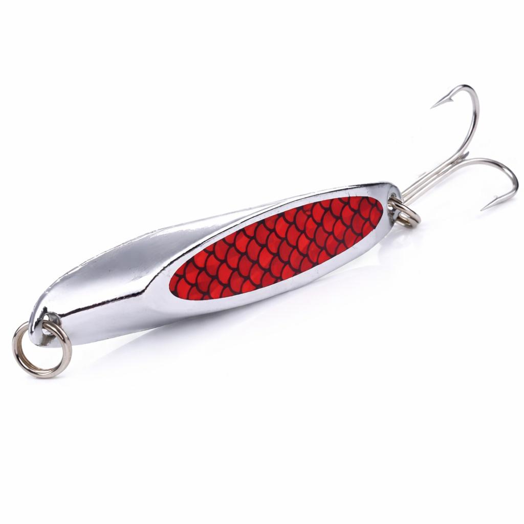 Blinker 21g Spoon Köder - Metall Angelköder - Raubfisch Angeln - 5er Set mit Box