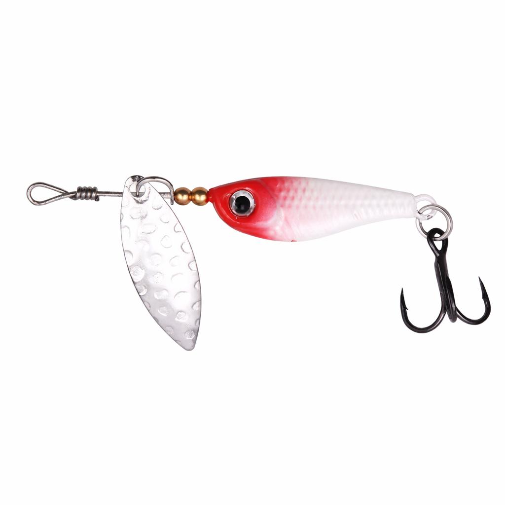 Jig Spinner Angelköder 8-23g Köder mit Rotierendem Spinnerblatt zum Raubfisch Angeln