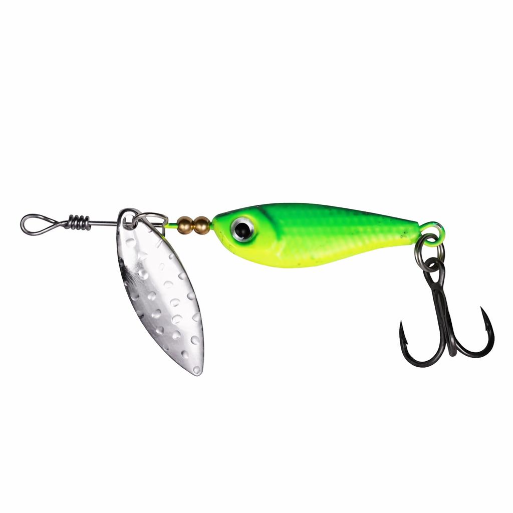 Jig Spinner Angelköder 8-23g Köder mit Rotierendem Spinnerblatt zum Raubfisch Angeln