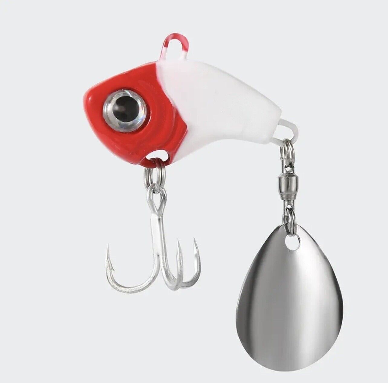 Jig Spinner Set 5er mit Box & Spinnerblätter Raubfisch Köder für Barsch & Hecht