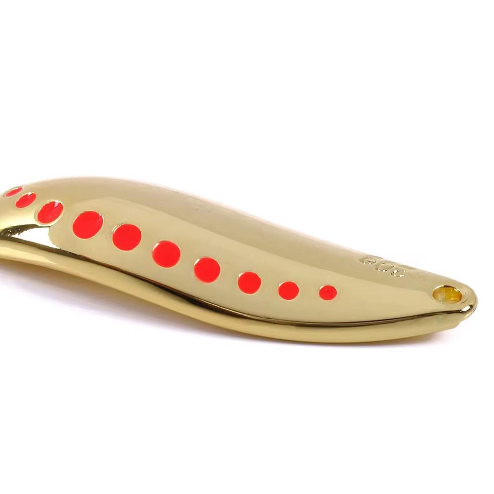 Blinker Spoon Angel Köder Spinnköder mit Feder Drilling für Barsch, Hecht & co